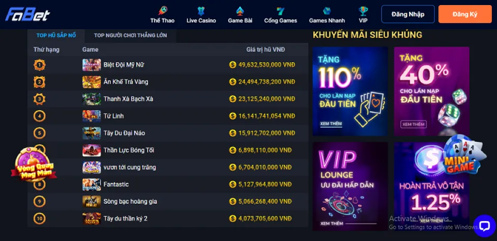 Đồ họa game bắn cá ấn tượng tại pog79